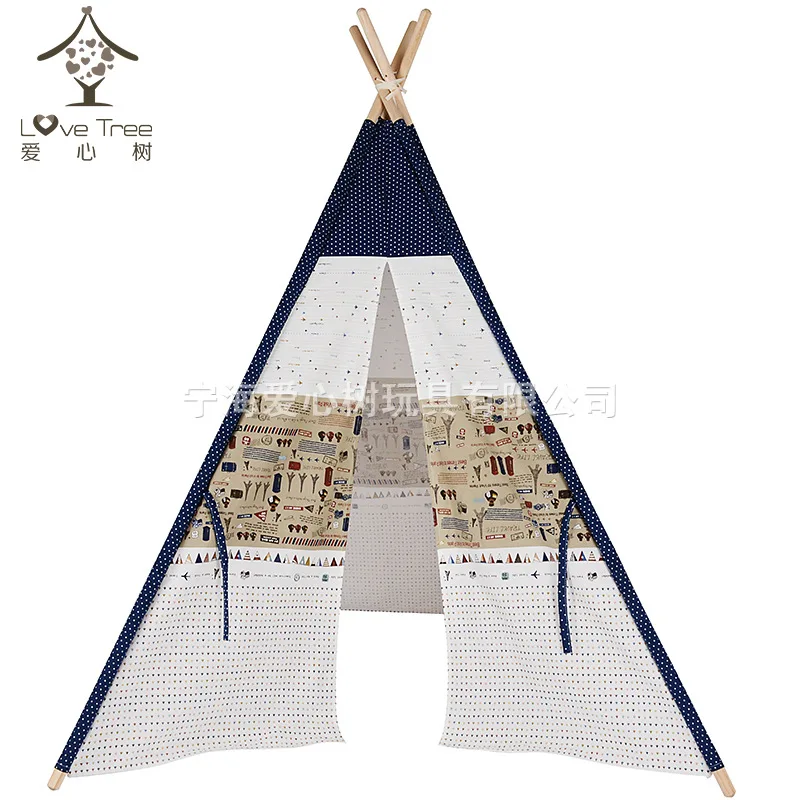  Giving Tree Teepee Tent for Children Indoor Game House Play House Portable Baby Toy House Household