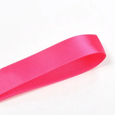 175 shock pink 100 ярдов/рулон) Красивая Двусторонняя атласная лента, праздничные и вечерние украшения ручной работы лента для рукоделия материал(больше цветов - Цвет: 175 shock pink