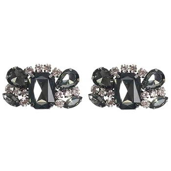 

1 Pair Women's Crystal Rhinestones Shoe Clips Wedding Party Prom Decoration