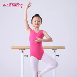 Ballet Leotard Vest For Kids Professional Artistic Gymnastic Bodysuit Girls Dancewear Practice Leotard Children Stage Costume