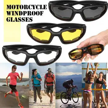 

Motorcycle Windproof Glasses Car Night Vision Glasses Anti Glare Driving Glasses Protective Gears Driver Outdoor UV Sun Prevent