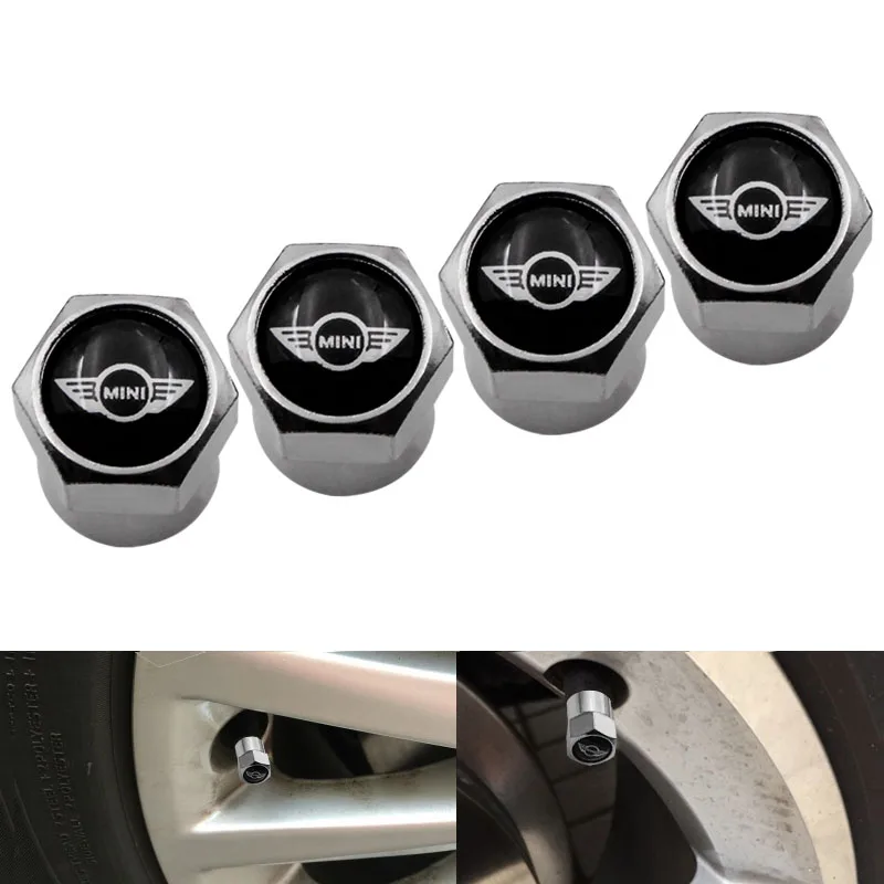 

4 PCS/set Auto Accessories Wheel Tire Parts Valve Stem Caps Cover For BMW MINI Cooper One S R50 R53 R56 R60 F55 F56 R58 R59