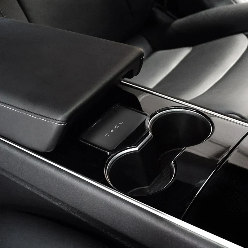 Для Tesla модель 3 центральная консоль ключ держатель для карт ключ положение отделка рамка держатель предотвратить ключ карта от скольжения