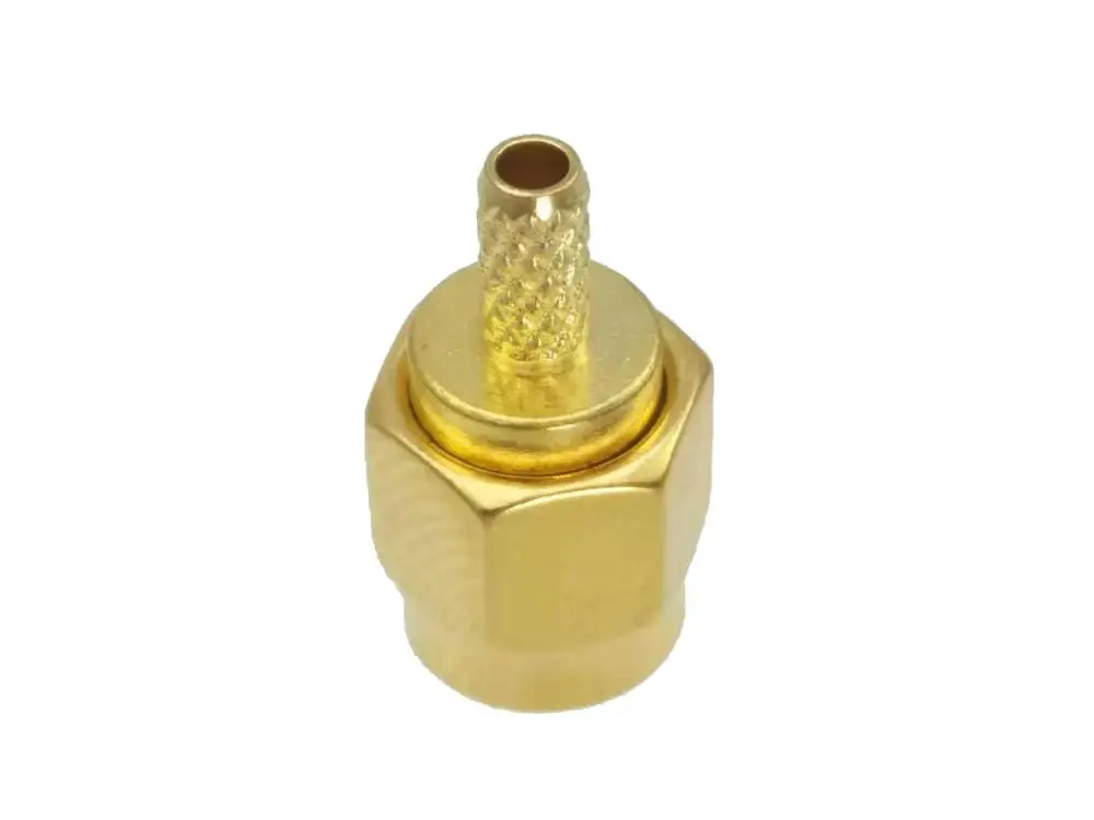 10pcs SMA male plug crimp RG174 RG316 LMR100 cable RF Coaxial connector