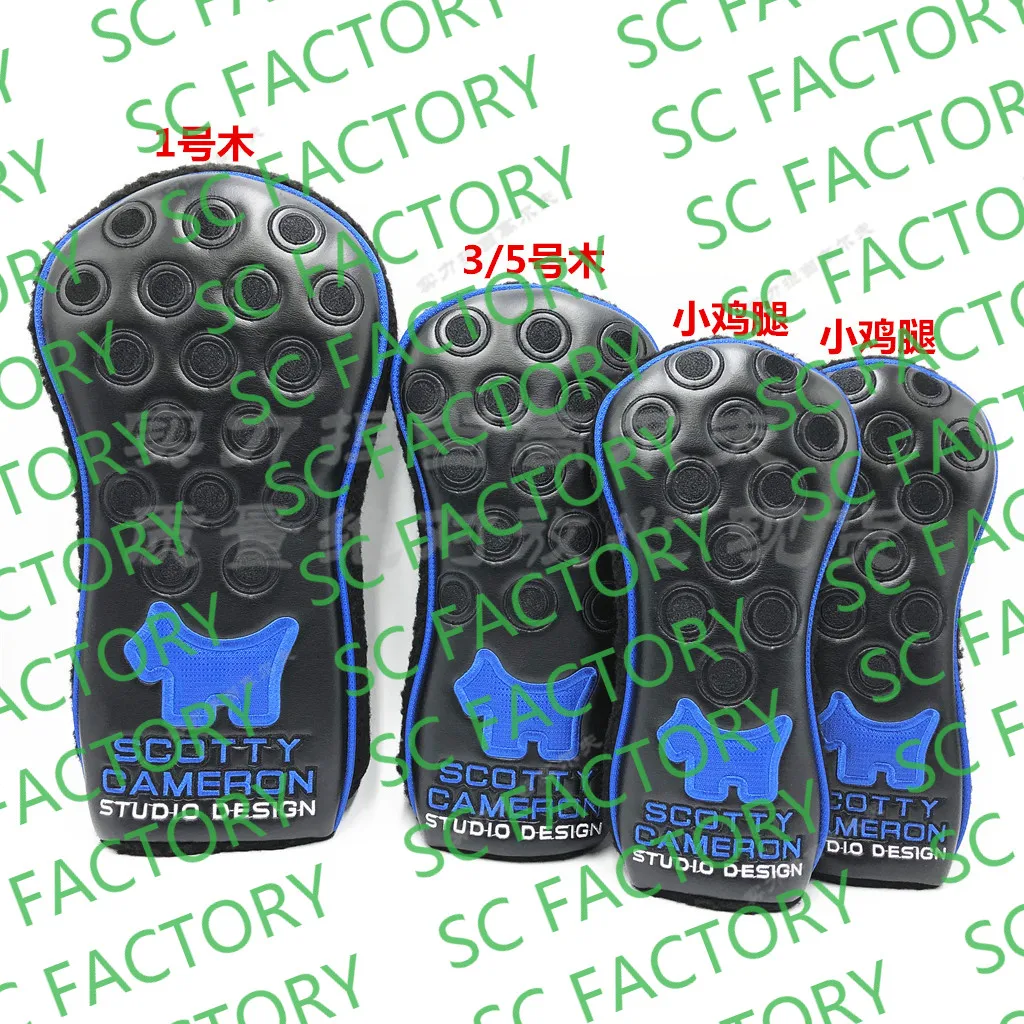 TlTLElST Новинка собачий шпаттер черный синий белый scotty wood hybrid головные уборы cameron scotty шпаттер головные Чехлы для клюшек для гольфа