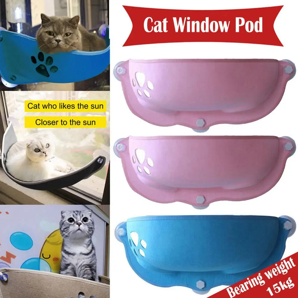 

Car Holder Cat Window Pod Suction Cup Dogs Pet Deep Sleep Cat Sleeping Bed Pet Hammock For Car Home Comfortable Ferret Cage a28