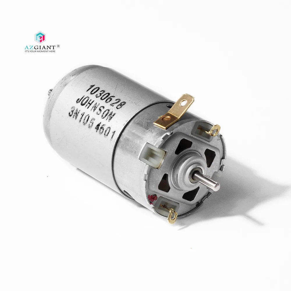 Новый бренд Джонсон 395 DC мотор двойной выходной вал высокая скорость 12V 18V 11700rpm для