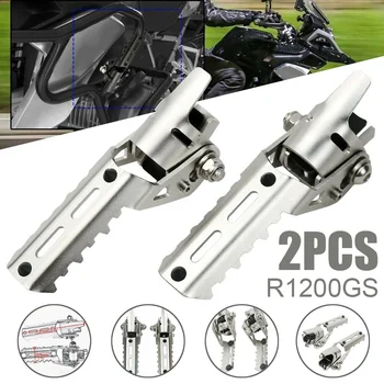 

Mayitr 2pcs Stainless Steel Silver Front Pegs Highway Peg Pipe Footrest Dedicated Replacement For BMW R1200GS LC 2013-2017