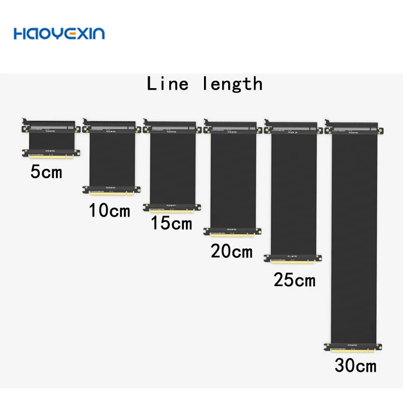 Cabo Riser Card Alta Velocidade Gráfica pc Cabo Flexível Porta de Extensão para Mineração Bitcoin Pci-e X16 3.0