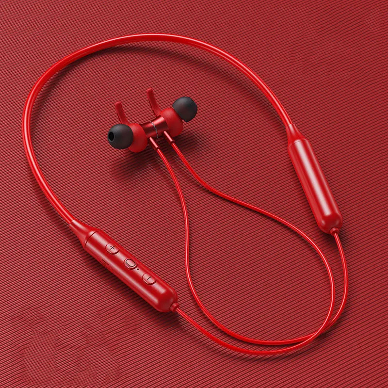 5,0 Bluetooth Магнитная Беспроводная bluetooth-гарнитура с шейным ободком спортивные водонепроницаемые наушники-вкладыши с микрофоном для iPhone huawei