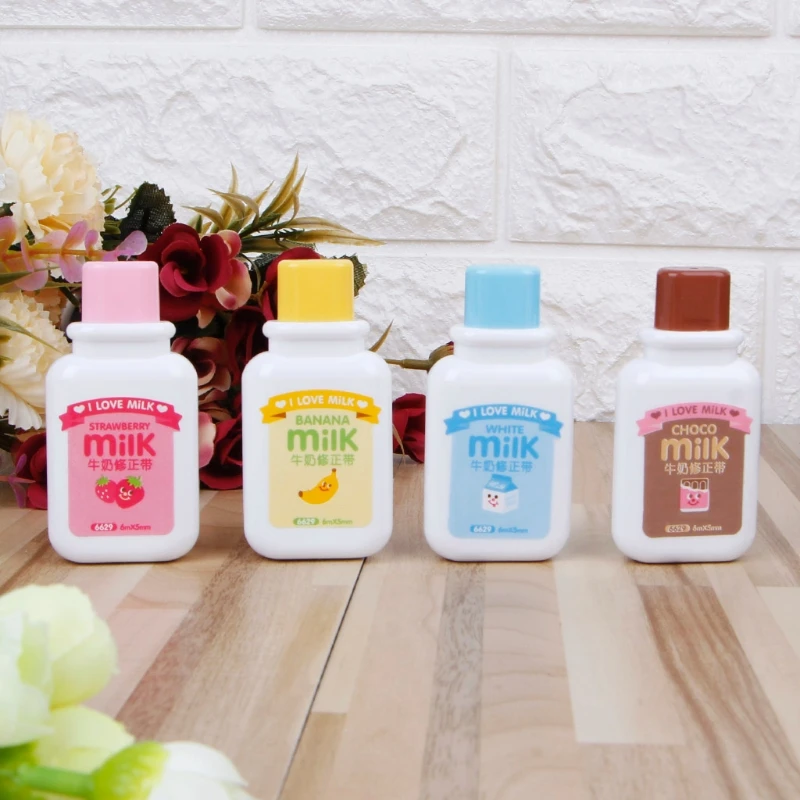 

Correction Tape Stationery Cartoon Milk Bottle Style Office And School Supplies