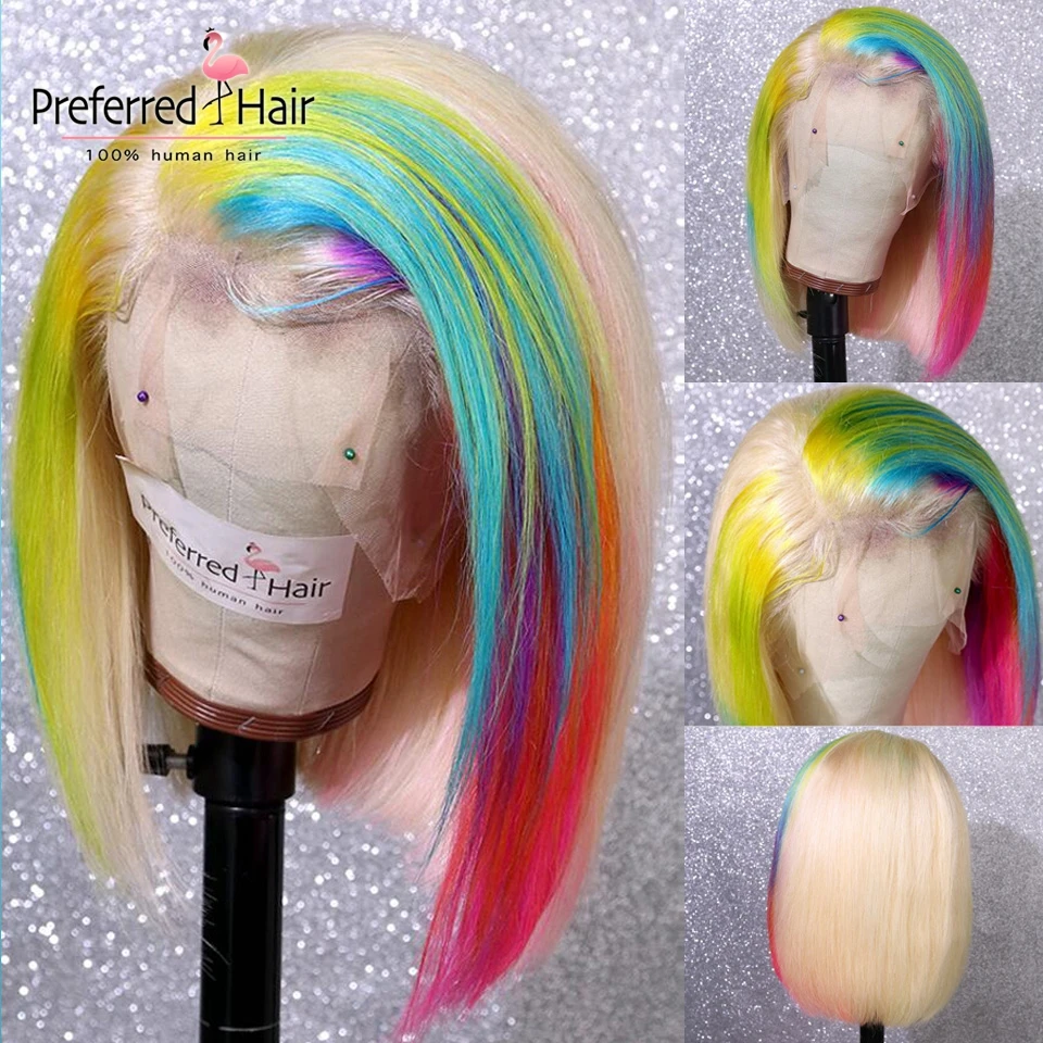 rainbow wig