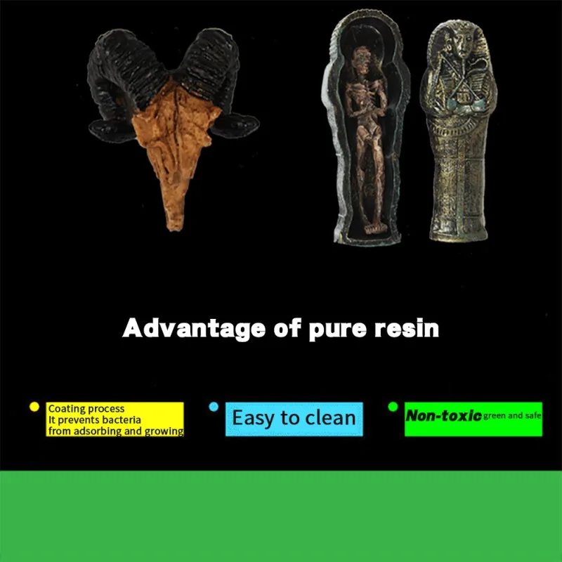 Новые украшения из смолы для аквариумные и террариумные Хэллоуина декорации в