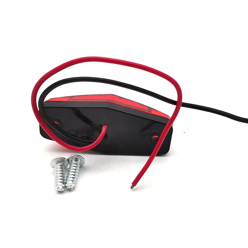 8pcs Truck Signal Warning light Red LED Piranha Side Light Truck Signal Lights