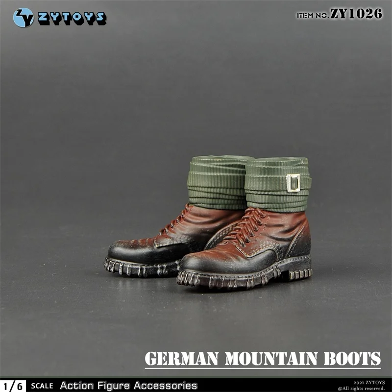 Botas de montaña para muñeco de acción de 12 pulgadas, zapatos ahuecados  para la mayoría de modelos coleccionables de muñeco de acción de la Segunda  Guerra Mundial, escala 1/6, ZY1026|Figuras de acción| -