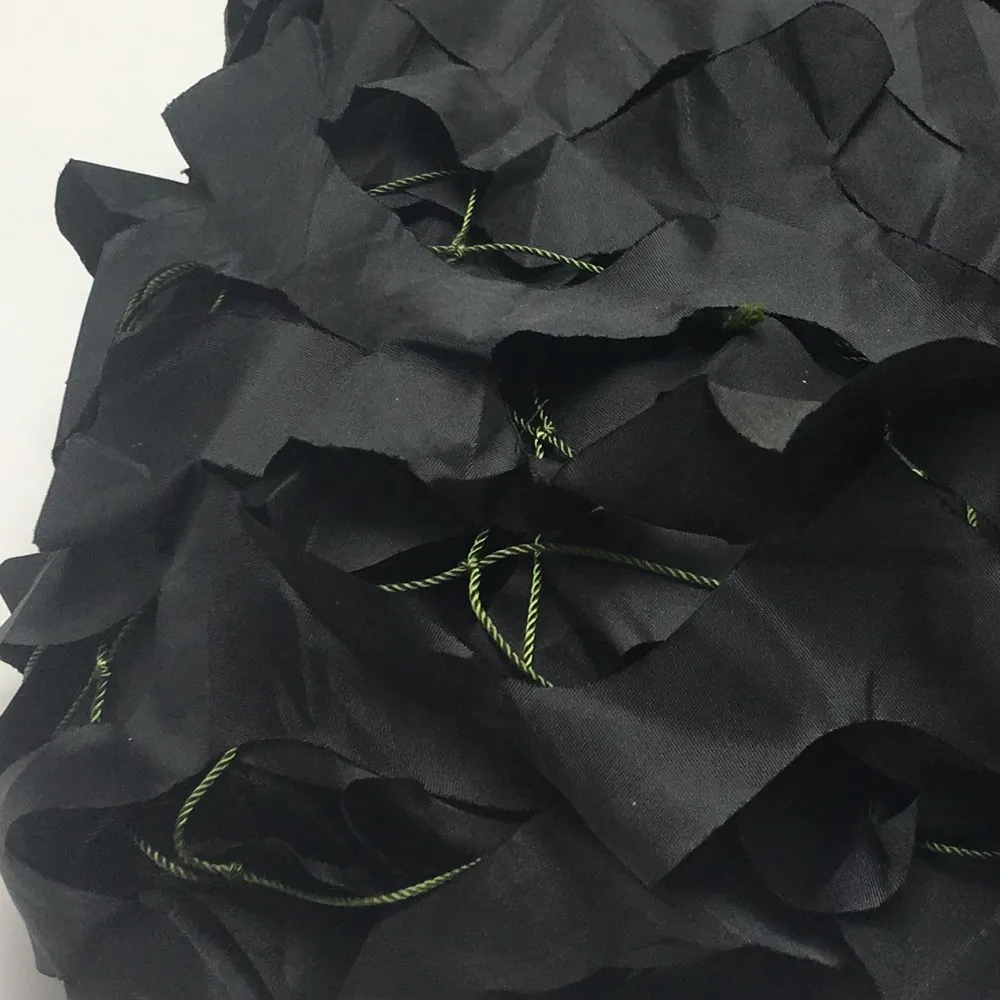 Усиленные камуфляжные сетки WELEAD большого размера черные военные для садовых