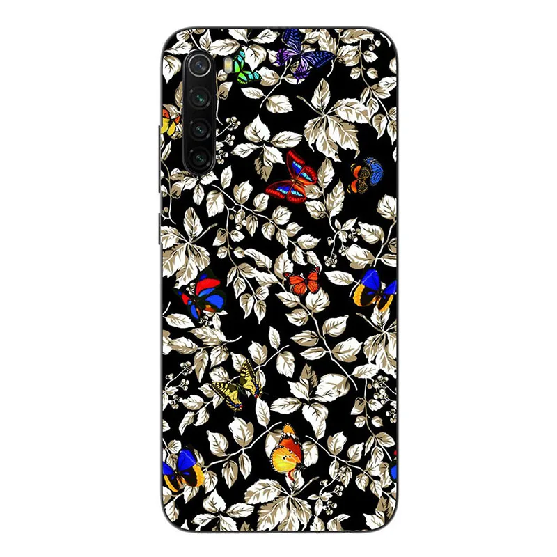 Мягкий силиконовый чехол для Xiaomi Redmi Note, 8 T, 8 T, 6,3 дюймов, чехол-накладка на заднюю панель, HD принт с розами, волком, мультипликационным рисунком, Fundas Para, чехол - Цвет: Z16