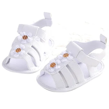 

0-18M Summer Baby Shoes Infant Girls Toddler Hollow Flower Crib Shoes Summer Prewalkers New Arrival