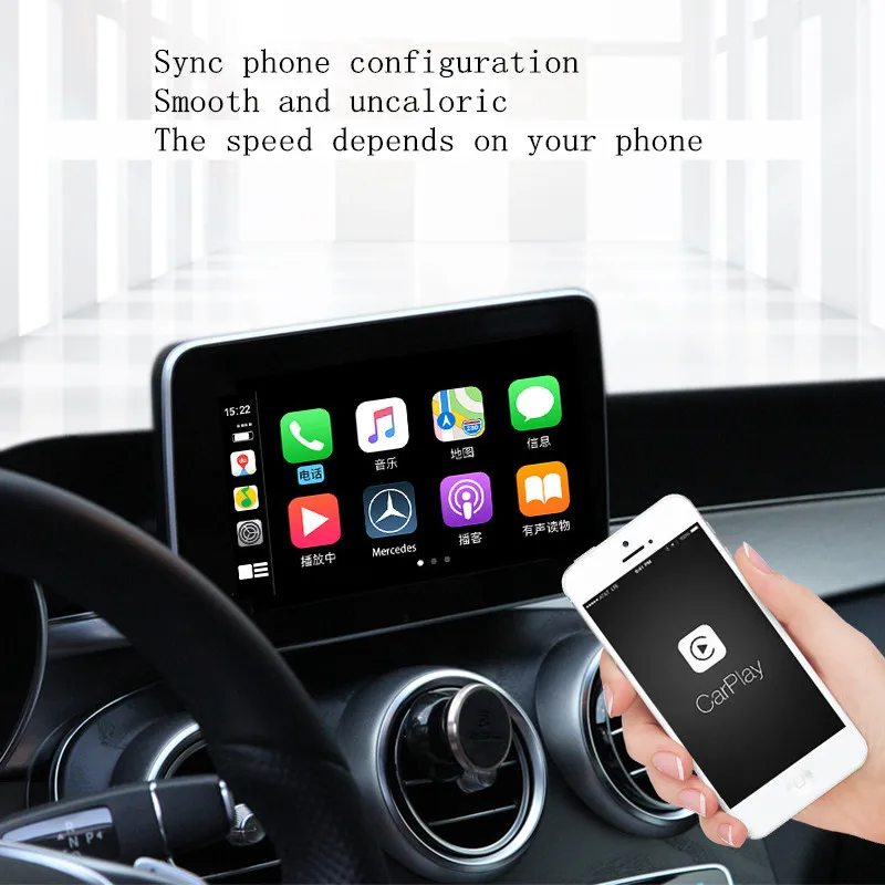 Адаптер apple carplay с зеркальной связью электронный ключ автомобильный проводной сменный беспроводной carplay для Audi A3 A4 A6 A8 Q3 Q5 Android auto