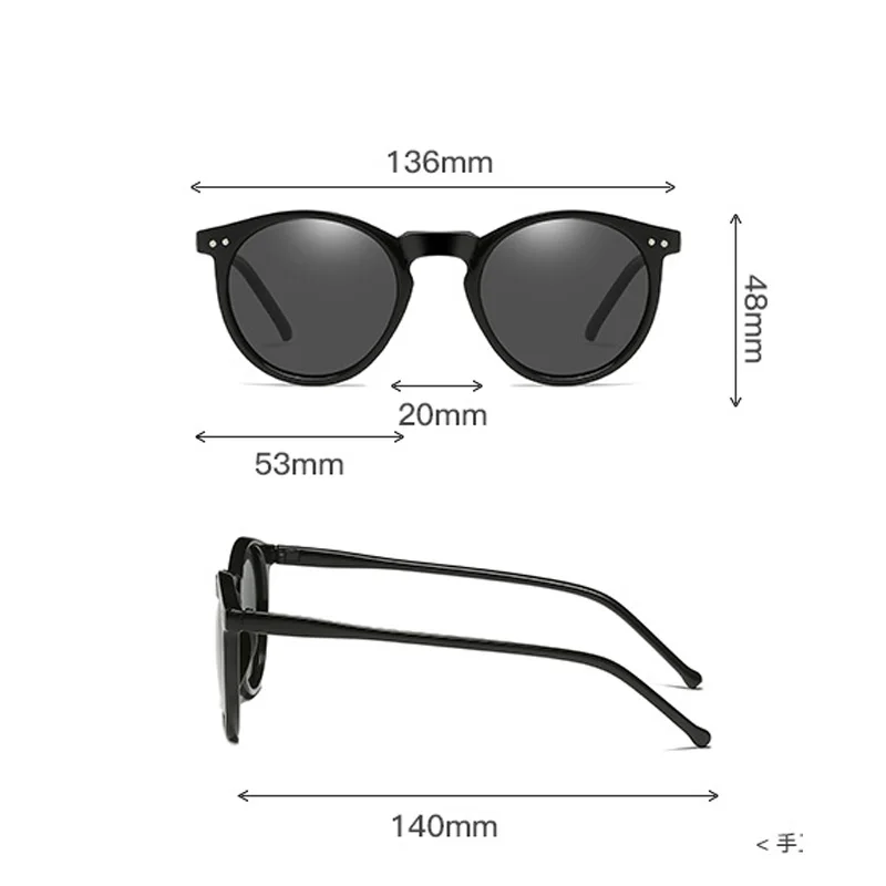Polarized Sunglasses Men Women Driving Round Frame Sun Glasses Retro Male Female Goggle UV400 Shades Oculos Gafas De Sol guess sunglasses