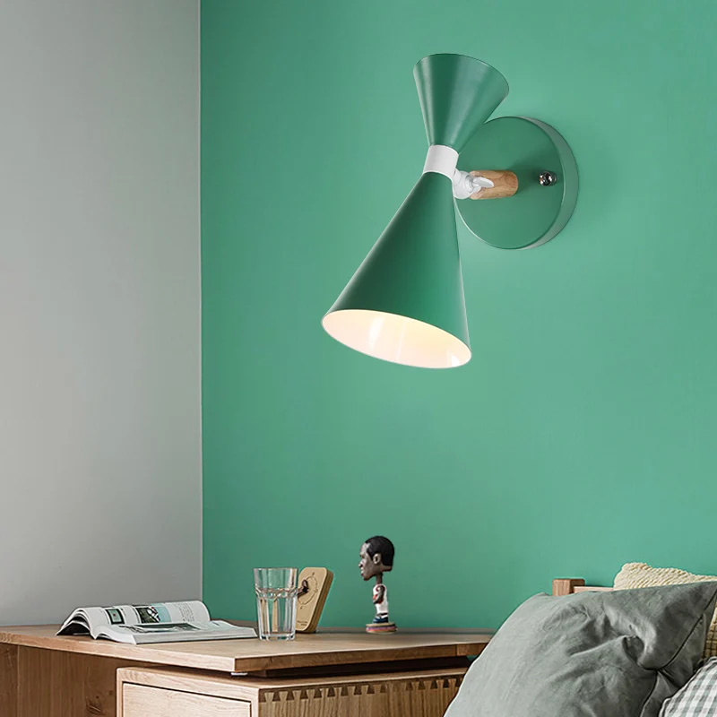 Современные настенные лампы, скандинавский Wandlamp, настенный светильник, внутренняя спальня, гостиная, украшение, промышленный декор, E27, лофт, светильник, светильники