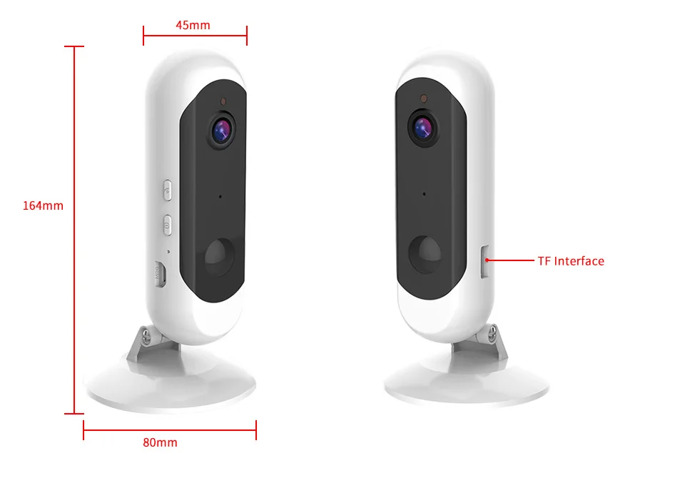 1080P HD батарея IP камера WiFi беспроводная домашняя безопасность ночное видение перезаряжаемая сигнализация аудио низкая мощность мини IP камера