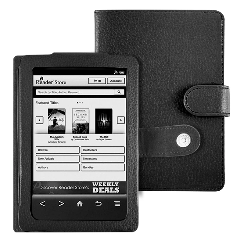 Custodia Per Sony Prs T2, Ereader Funda Per Sony Ebook Prs-T2, Chiusura Magnetica Custodia Protettiva In Pelle Pu/Pelle
