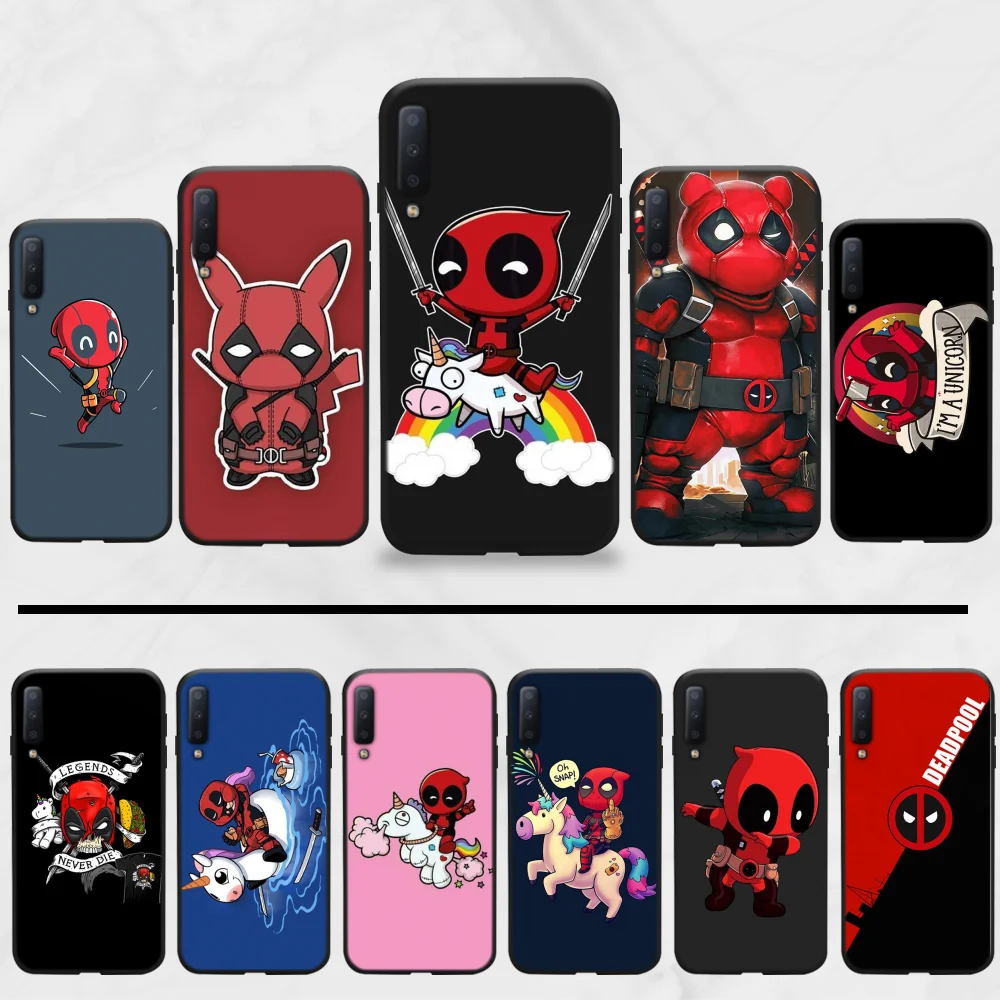 Чехол с принтом Marvel роскошный уникальный чехол для телефона Samsung A20 A30 30s A40 A7 2018 J2 J7