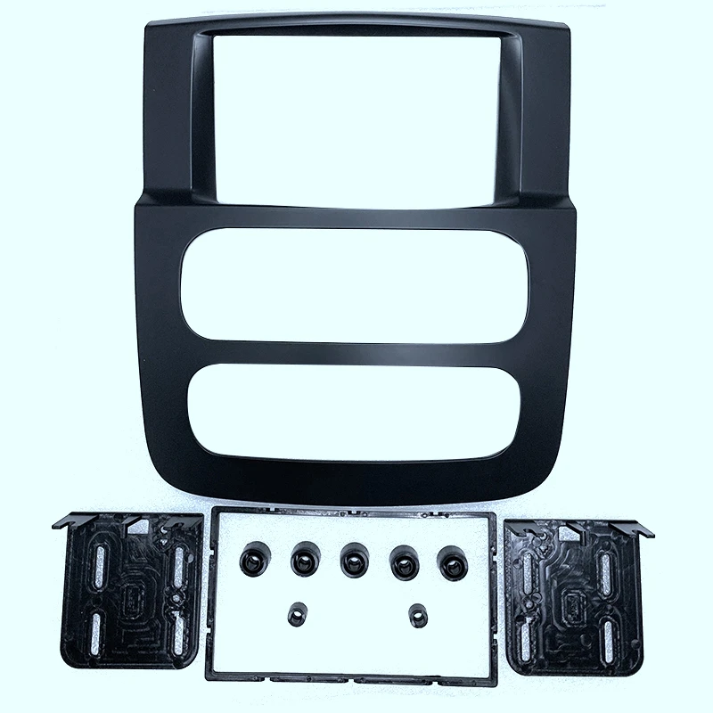2Din автомобильный GPS Радио фасции рамка для 2002-2005 Dodge Ram 1500 2500 3500 черный установка