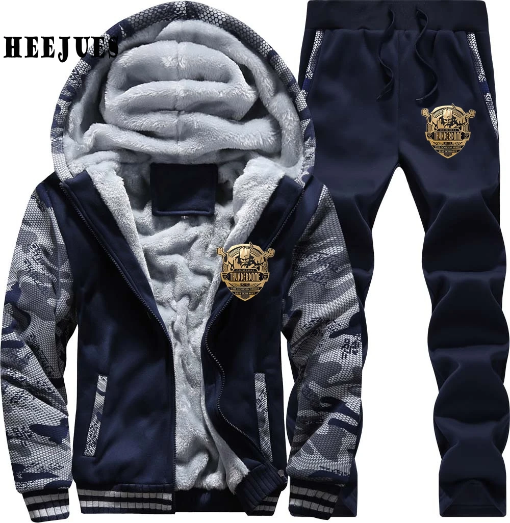 Dropshipping Thunderdome ID Hardcore Techno and Gabber Men's Jacket Hooded Coat Camouflage Hoodies Mens Male Sweatshirts 4XL |