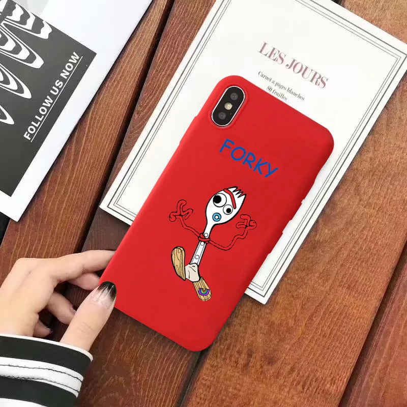 Forky мультфильма «История игрушек», чехол для телефона для samsung Galaxy S10 S9 S8 S7 S6 рlus Lite край мягкая задняя крышка футболка с изображением персонажей видеоигр Coque