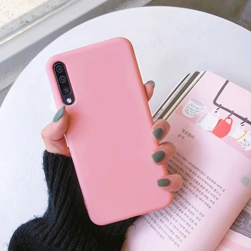 Чехол для huawei p20 p30 p9 lite pro mate 10 y9 p smart honor 10i lite 8x9x20 nova 5t coque caps funda тонкий мягкий - Цвет: Pink