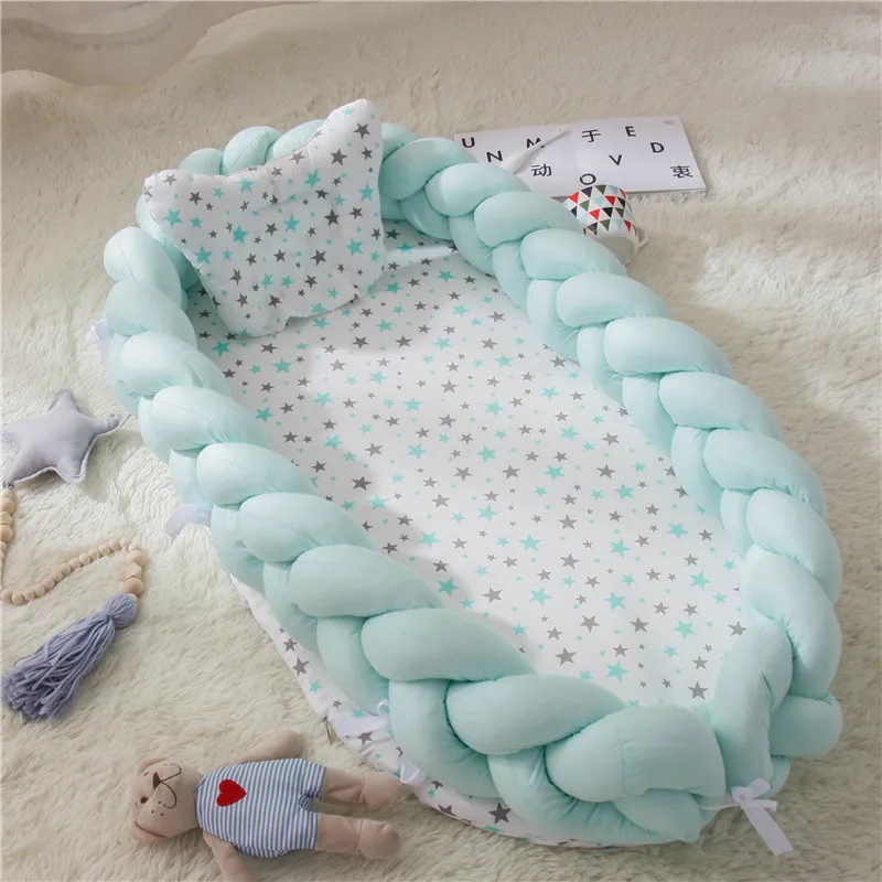 Новорожденный люлька бампер детская люлька кровать переносная детская кроватка шезлонг для новорожденной кроватки Колыбель Младенческая