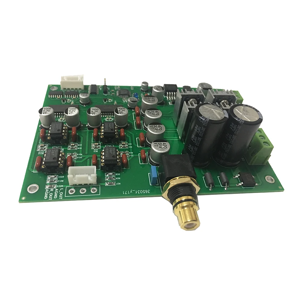 AD1865R NOS DAC Vinyl Style Decoding Board Coaxial Input AK4118 24BIT 192KHZ Dual Parallel R2R DAC Equivalent to TDA1541 PCM63