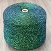 New Beautiful Shiny Gold Silver Silk Cotton Metallized Yarn Skein Tubular Hollow Crochet Yarn for Knitting Thread 500g X5345 1