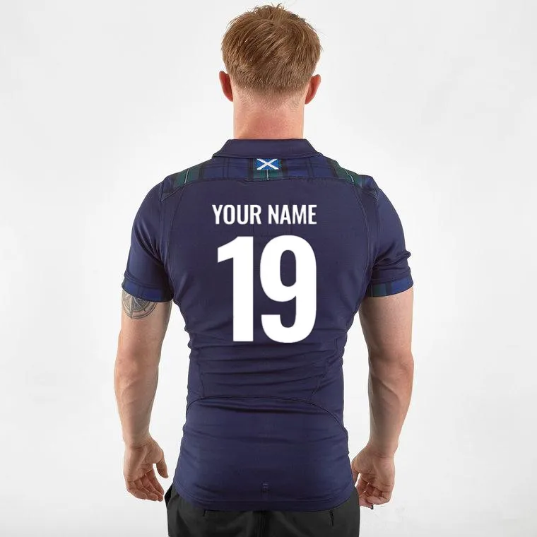 Шотландская Домашняя футболка для регби Размер: S-5XL принт на заказ номер имя качество идеальное