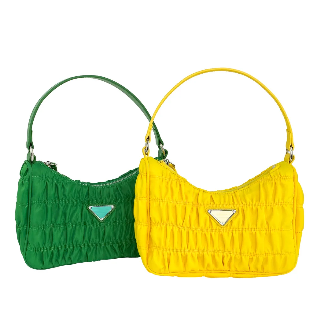 

New Style Pleated Armpit Bag Retro INS Celebrity Style Handbag Shoulder Bag