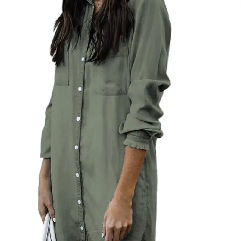 

Women Blouse Femme Autumn Long Shirt Casual Long Sleeve Ladies Shirts Blusas Solid Packets Loose Blouses female Tops