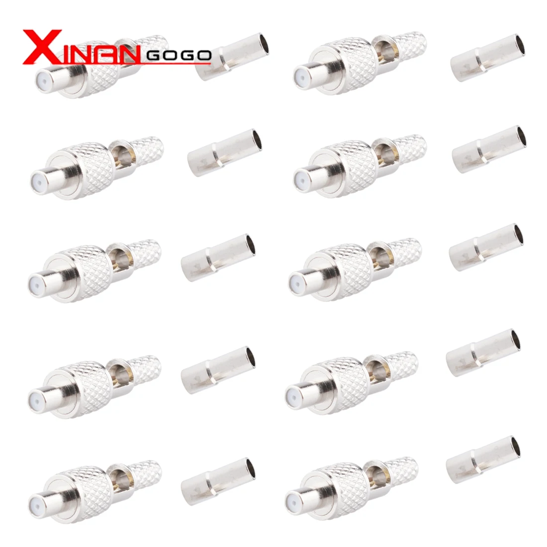 

10pcs TS9 crimping connector for RG316 RG174 cable TS9 Female Adapter