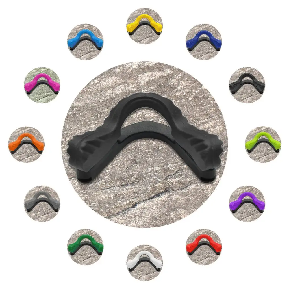 Cuscinetti Nasali Di Ricambio In Gomma Siliconica E.O.S Per Riscaldatore Telaio Oakley M Hybrid Strike Sweep Vented Multi-Opzioni