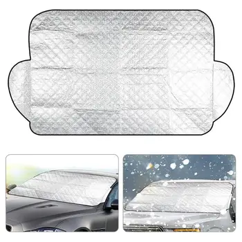 

Universal Car SUV Front Windshield Cover Windscreen Snow Ice Shield UV Sun Shade 4.82x3.35ft Frost Protection Anti-fog