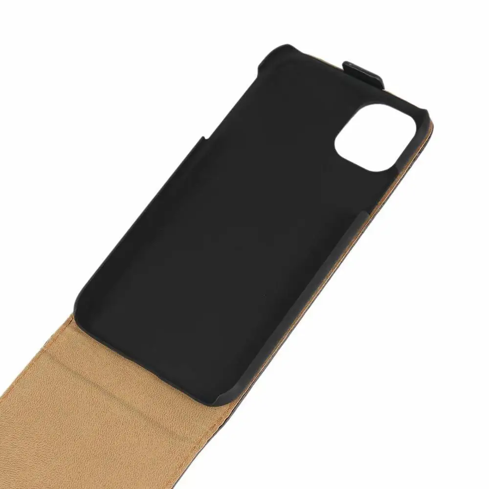 Magnetic Clip Leather Vertical Flip Case Cover