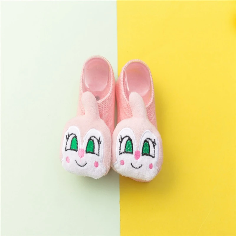 As the picture shows Newborn Baby Cartoon Soft Soled Slippers Anti Slip Socks Sock Boys Girls Infant Toddler Anti-slip Floor Socks - Цвет: As the picture shows