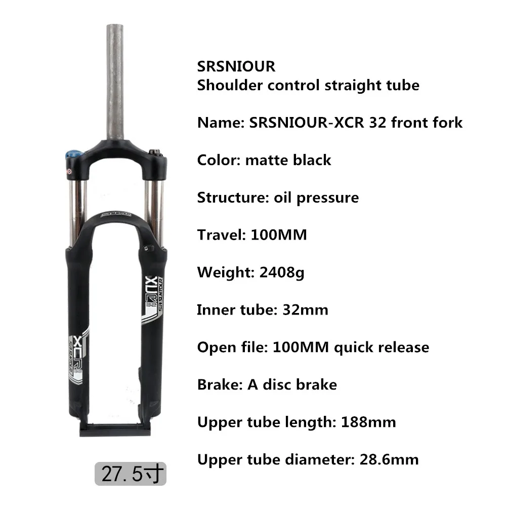 SUNTOUR XCR MTB велосипедная линия управления пневматическая вилка 26/27. 5 дюймов плечо контроль масло пружина горный велосипед вилка
