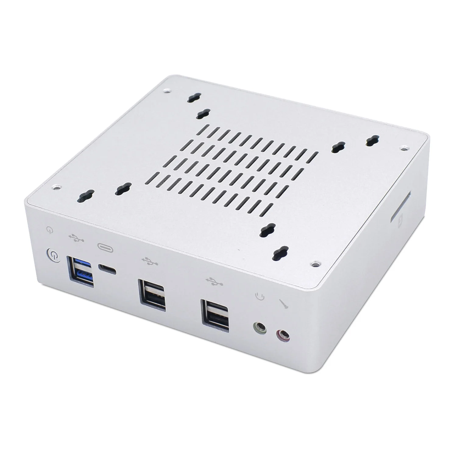 2020 TOPTON New 10th Gen Mini PC Computer Intel i7-10510U 2*DDR4 M.2 SSD 2*LAN 4K HTPC Windows 10 Linux 8*USB USB-C HDMI DP WiFi-3