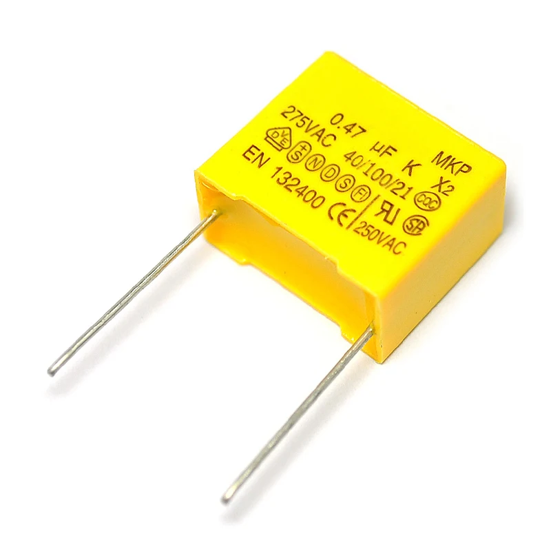 5pcs/lot 275vac Capacitor X2 Series X2 275v 0.47uf 470nf 474k 15mm