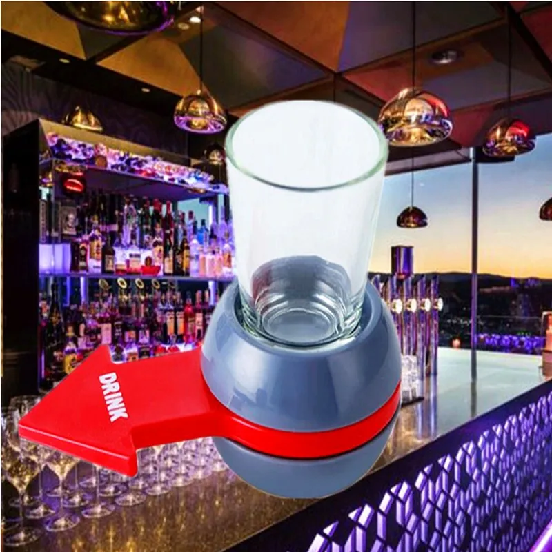 New Pointer Turntable Wine Bar Entertainment Pointer Turntable Drink Wine Funny Table Games
