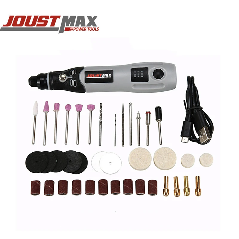 

4.2VUSB Charging Mini Electric Mill 3 Speed Control Cordless Pen Holding Electric Mill Carving / Polishing / Micro Drilling Tool