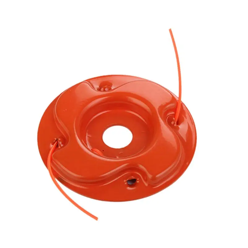 

Universal Trimmer Head with 2 Lines String Brush Cutter Blade for Lawn Mower Garden Tools Replacement