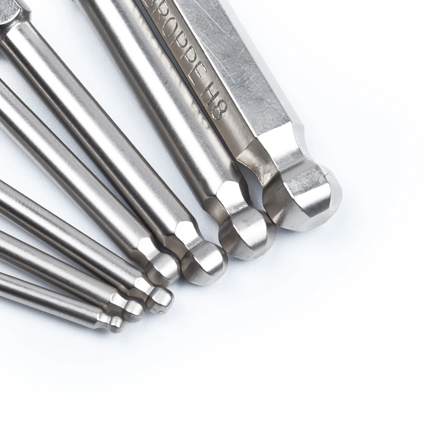 High Quality 7pcs Ball End Hex Screwdriver Bits Magnetic Metric S2 Steel Hexagon Head 65mm